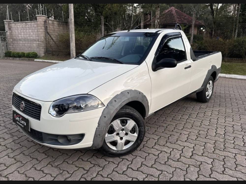 FIAT - STRADA - 2009/2010 - Branca - Sob Consulta